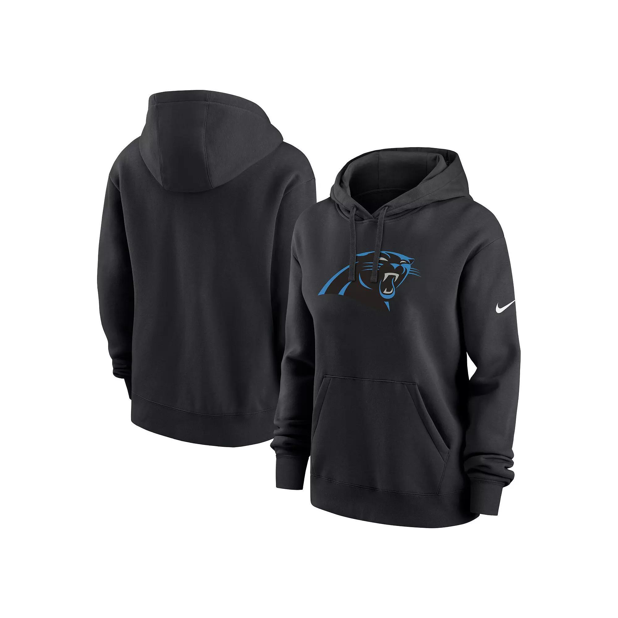 Women's Nike Black Carolina Panthers Club Fleece Pullover Hoodie,  Product Image