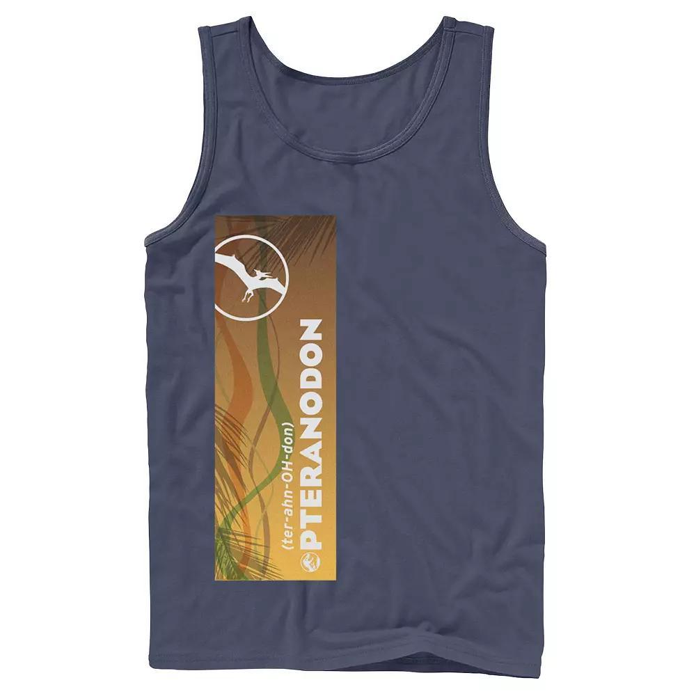 Men's Jurassic World Pteranodon Right Panel Tank Top,  Product Image