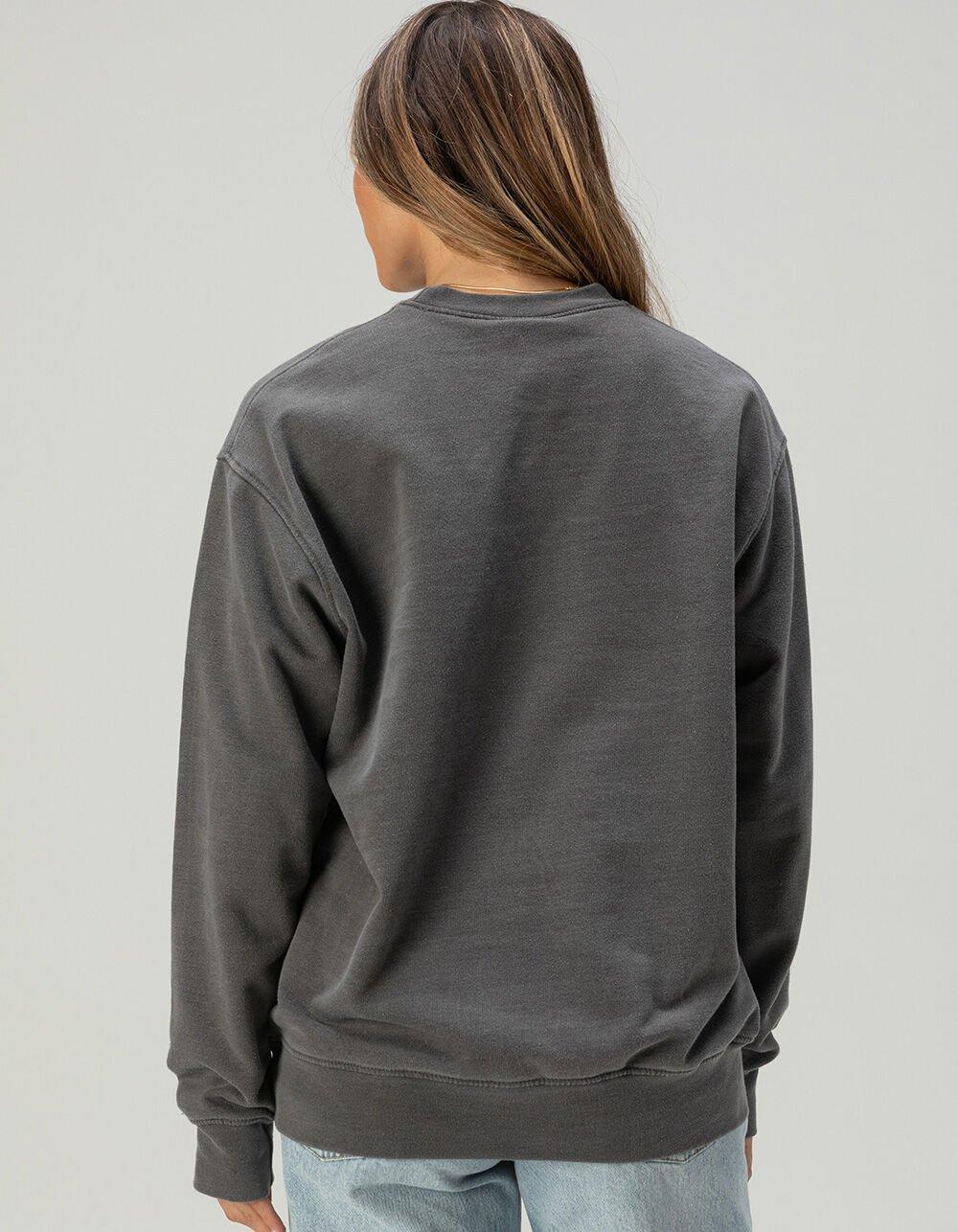 GRINCH Merry Grinchmas Womens Crewneck Sweatshirt - GRAY Product Image