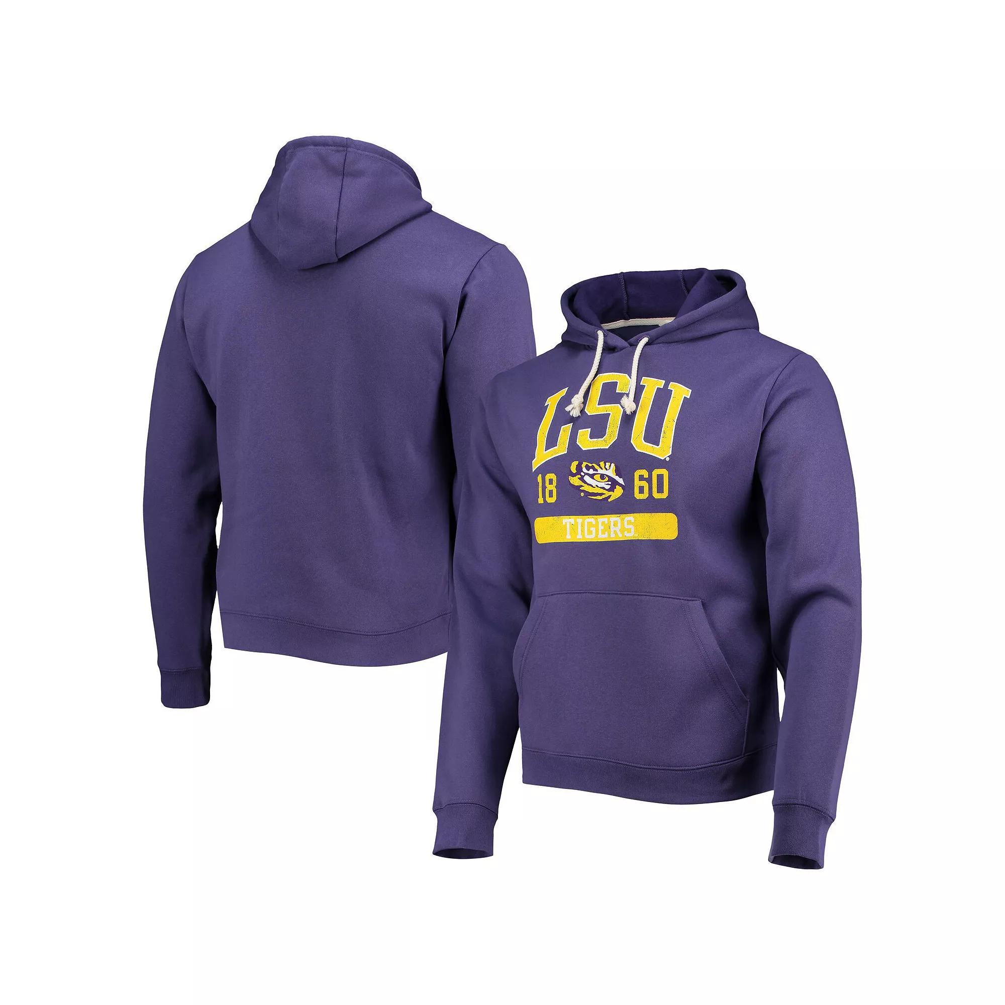 Men's League Collegiate Wear Purple LSU Tigers Volume Up Essential Fleece Pullover Hoodie, Size: XL Product Image