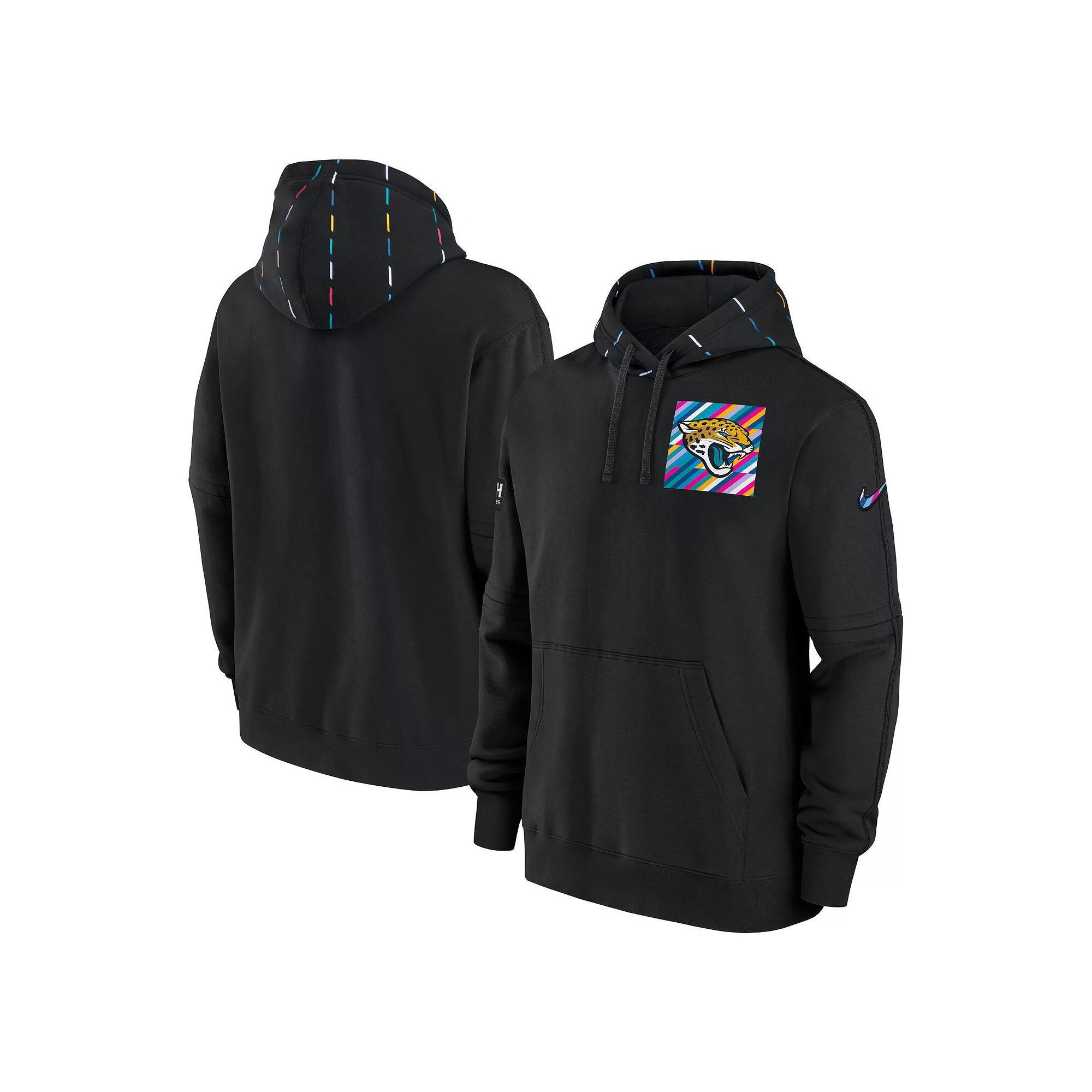 Men's Nike  Black Jacksonville Jaguars 2023 NFL Crucial Catch Club Pullover Hoodie, Size: 2XL Product Image