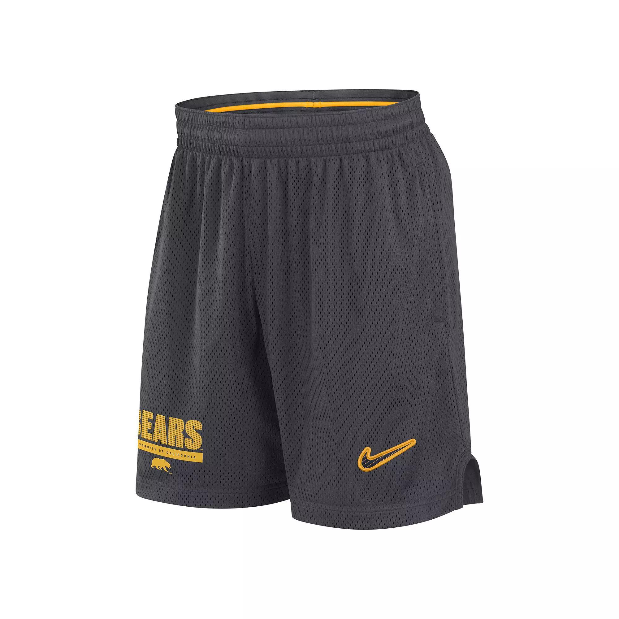 Men's Nike Anthracite Cal Bears 2024 Sideline Mesh Shorts,  Product Image