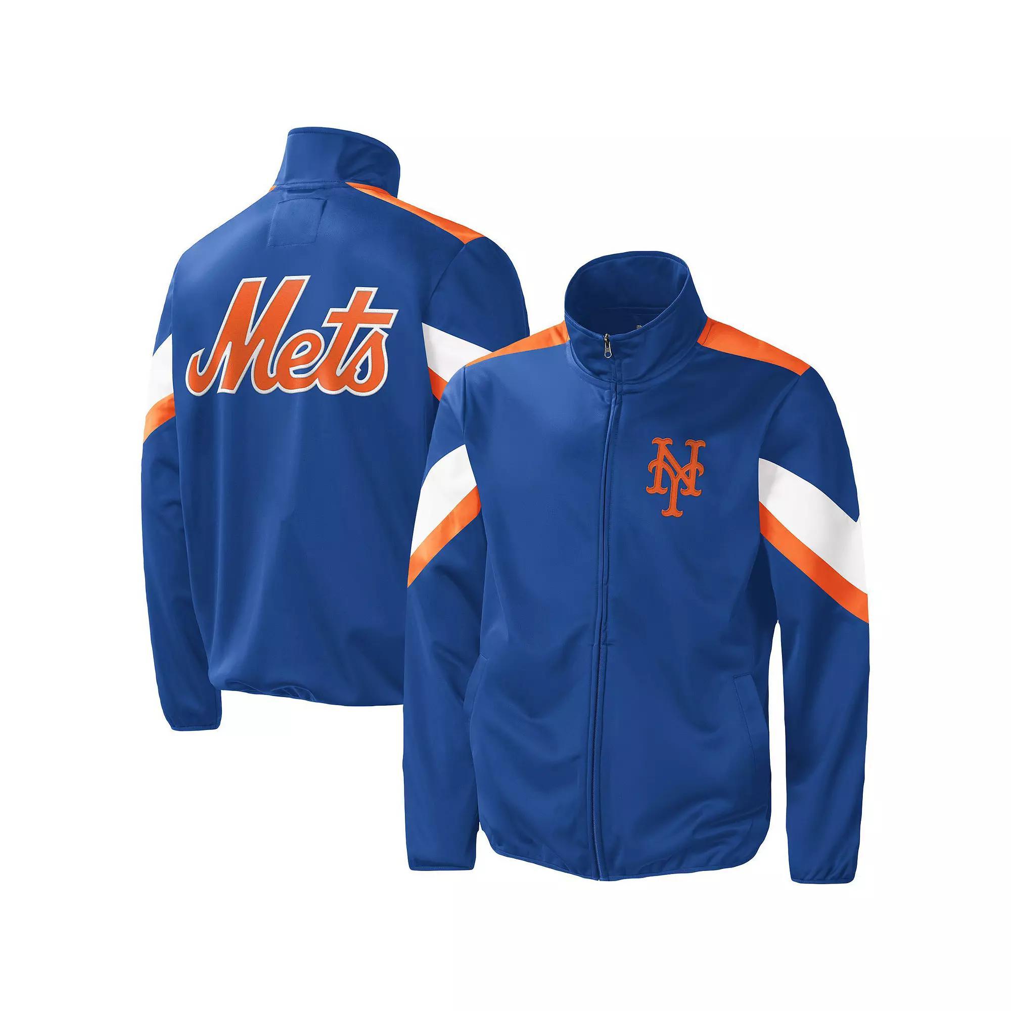 Men's G-III Sports by Carl Banks Royal New York Mets Earned Run Full-Zip Jacket, Size: 4XL, Blue Product Image