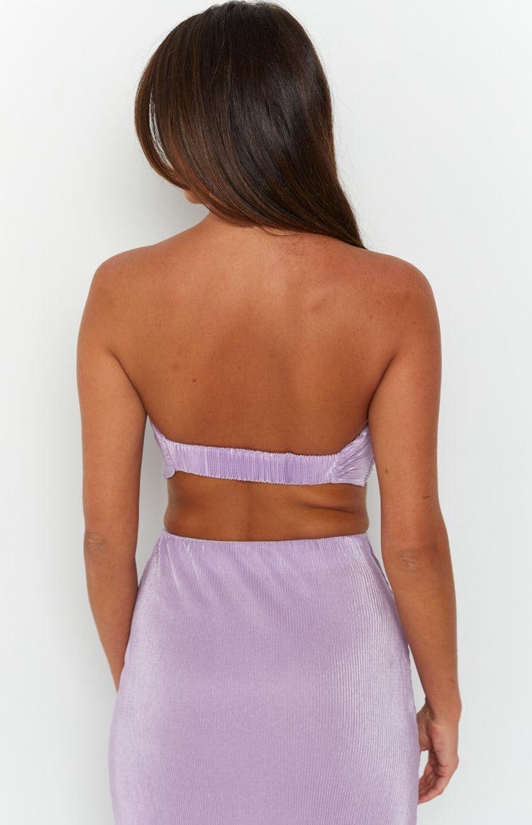 Elena Purple Crop Top Product Image