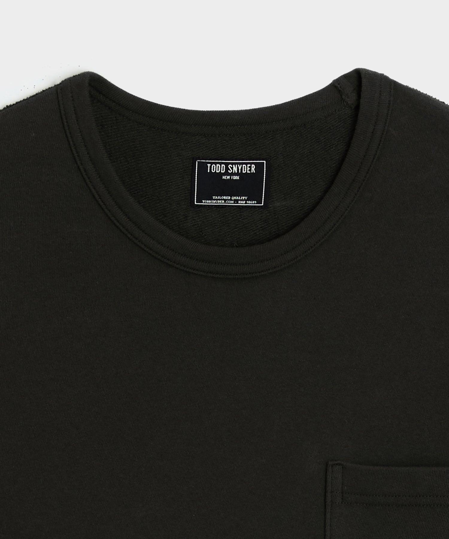 Lightweight Terry Cloth Short-Sleeve Sweatshirt Product Image