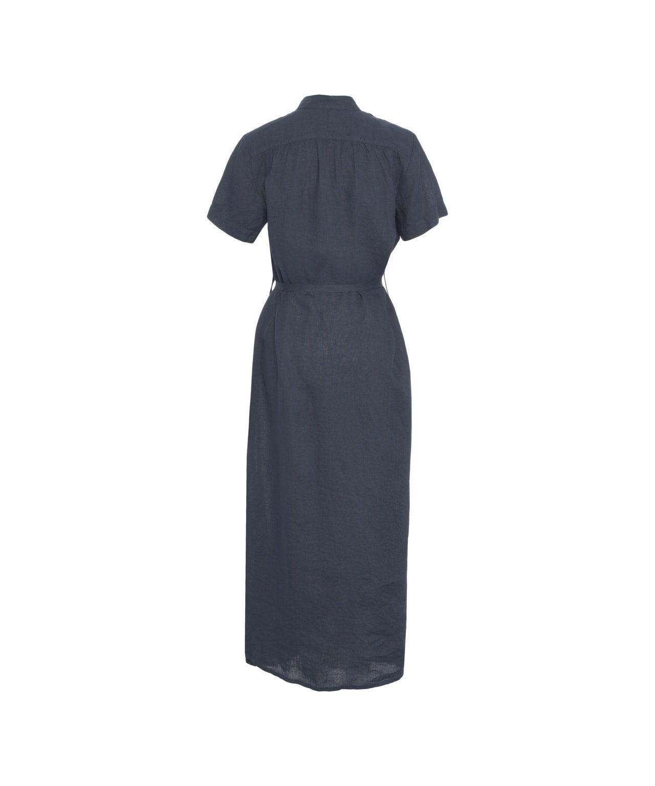 Maxi dress with waist belt Product Image