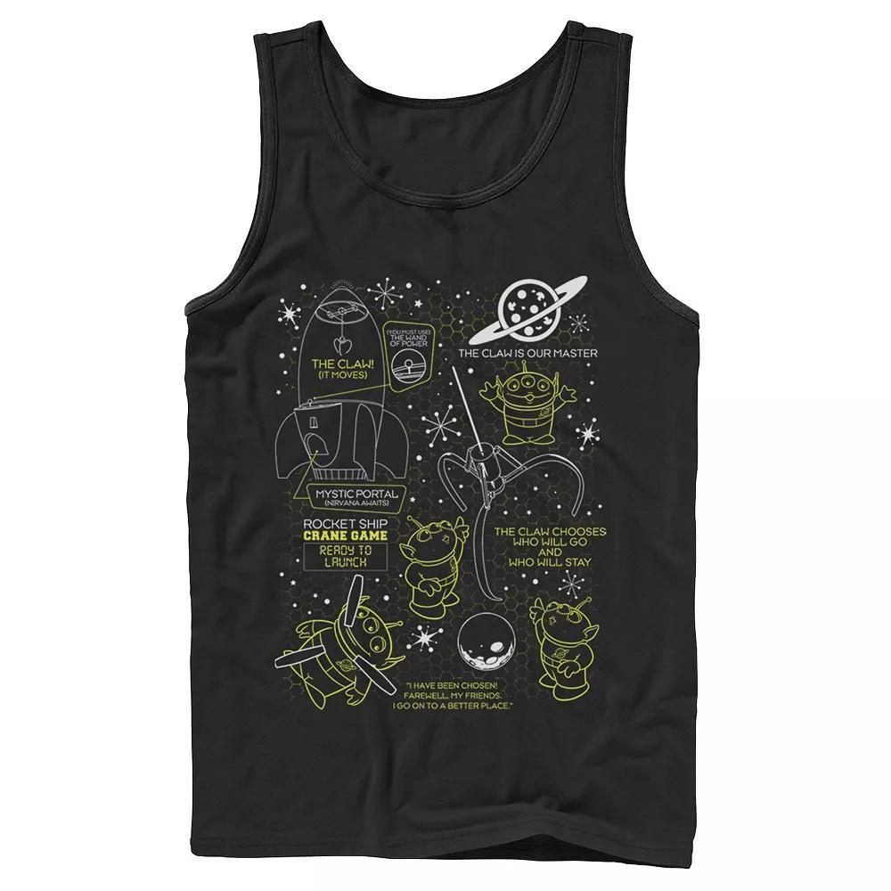 Disney / Pixar's Toy Story Aliens Men's Claw Master Map Tank Top,  Product Image