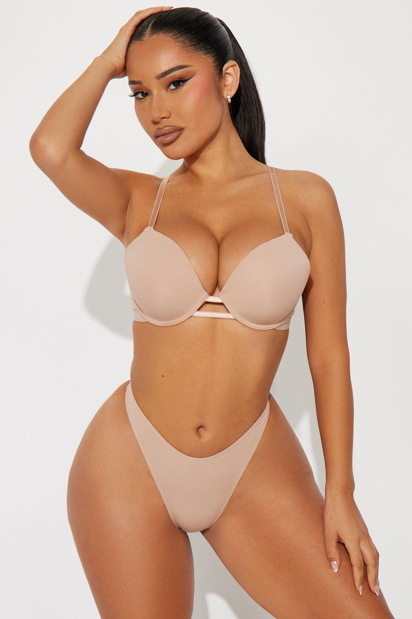 Nova Microfiber Extreme Push Up Bra - Mocha Product Image