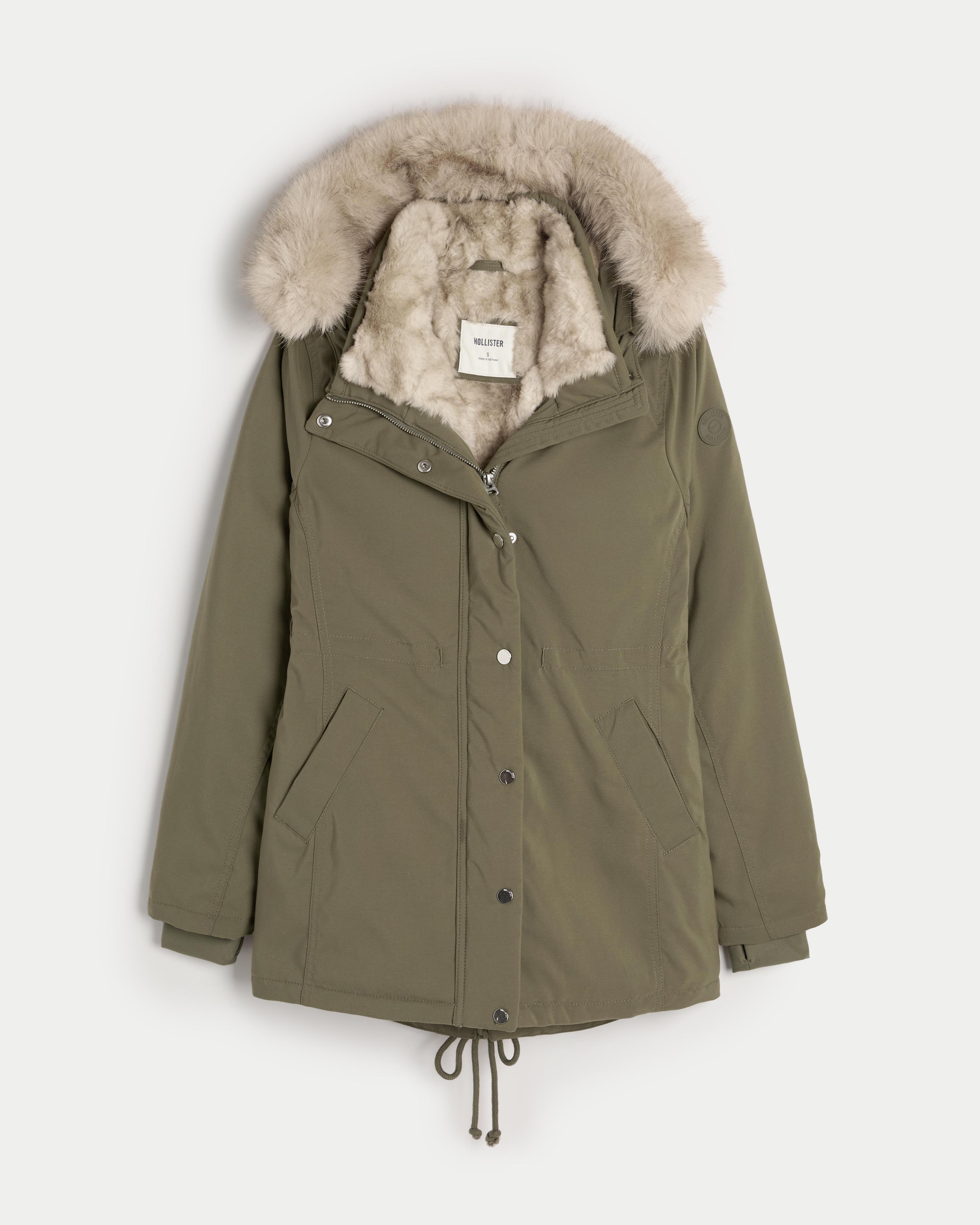 Faux Fur-Lined Parka Product Image