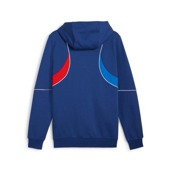 PUMA BMW M Motorsport Men's Hooded Sweat Jacket in Pro Blue/Medium Color Product Image