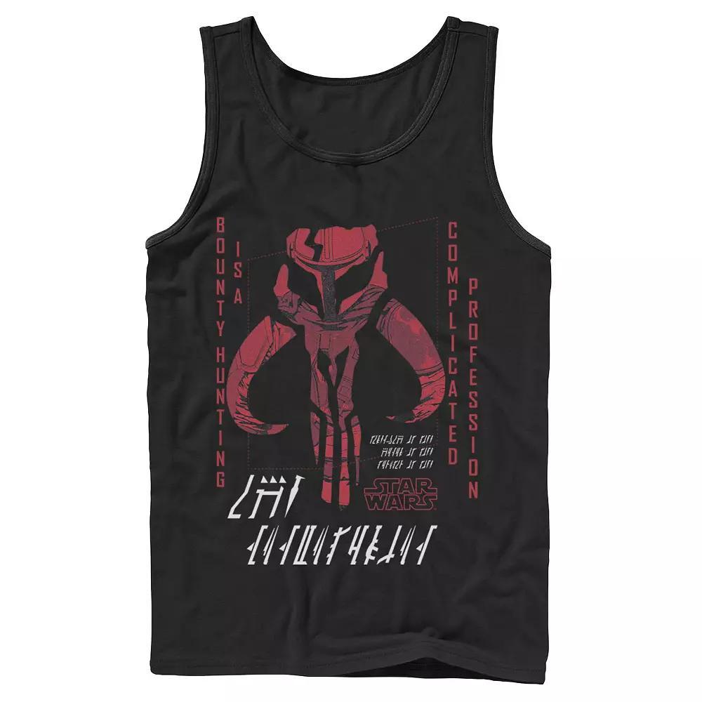 Men's Star Wars The Mandalorian Mythosaur Complicated Profession Tank Top,  Product Image