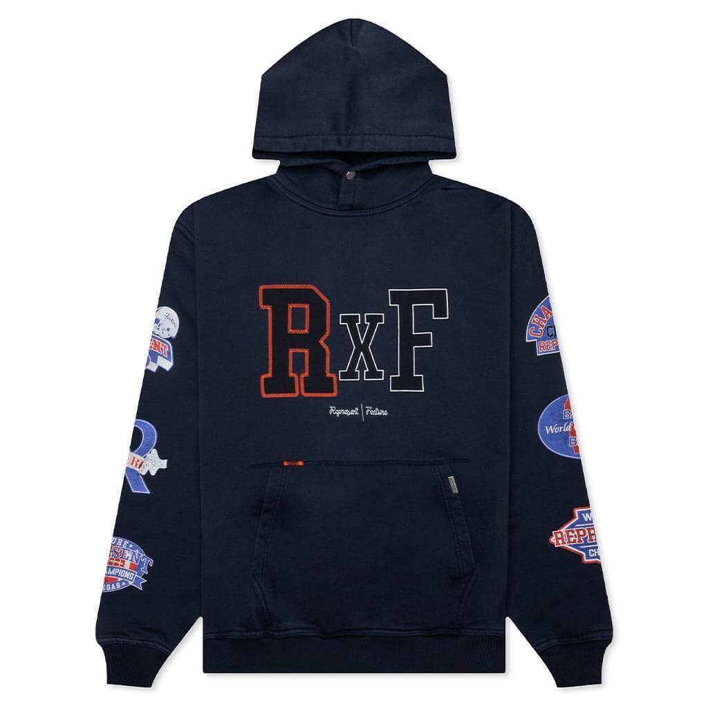 Feature x Represent Champions Hoodie - Midnight Navy Male Product Image