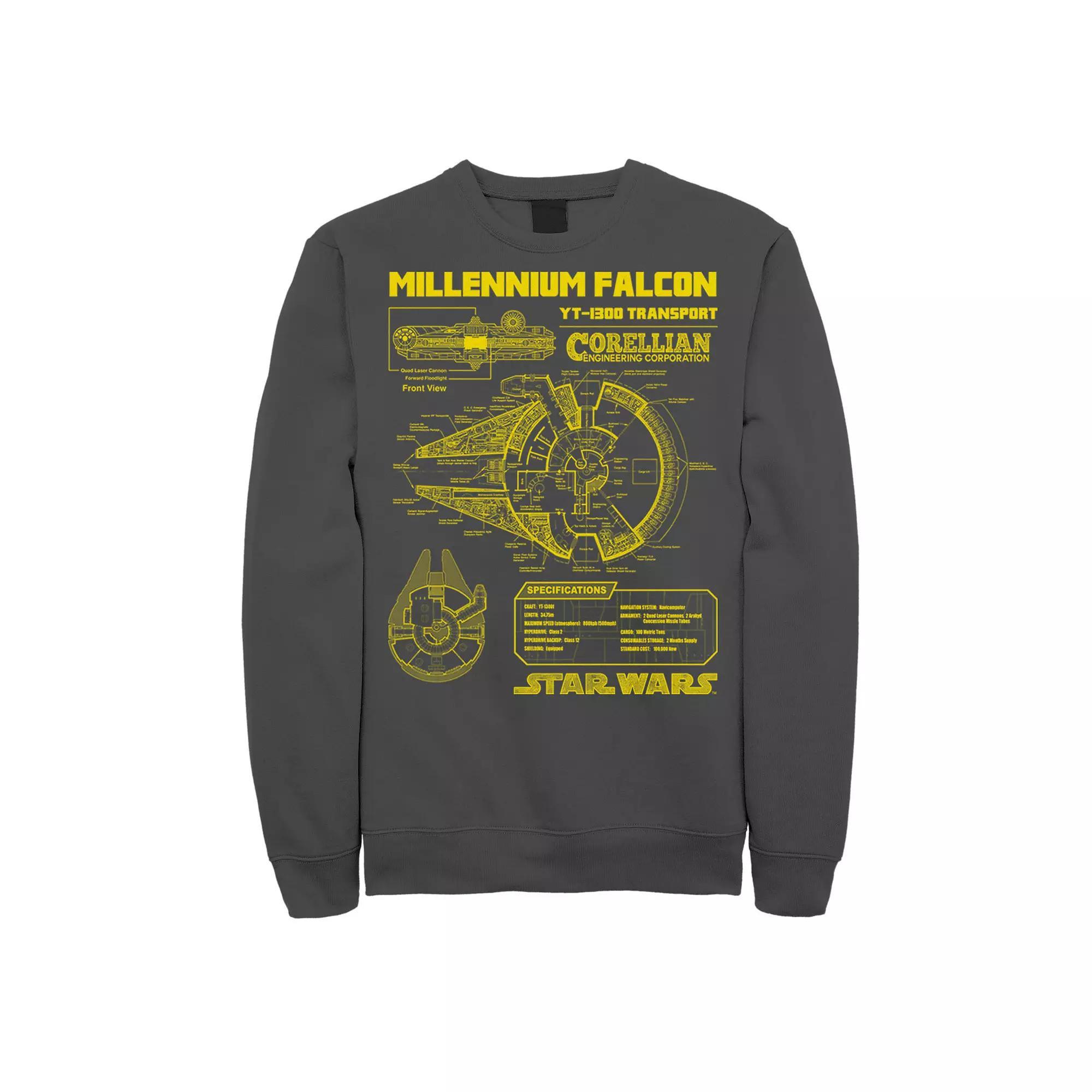 Men's Star Wars The Rise of Skywalker BB-8 Constellation Sweatshirt,  Product Image