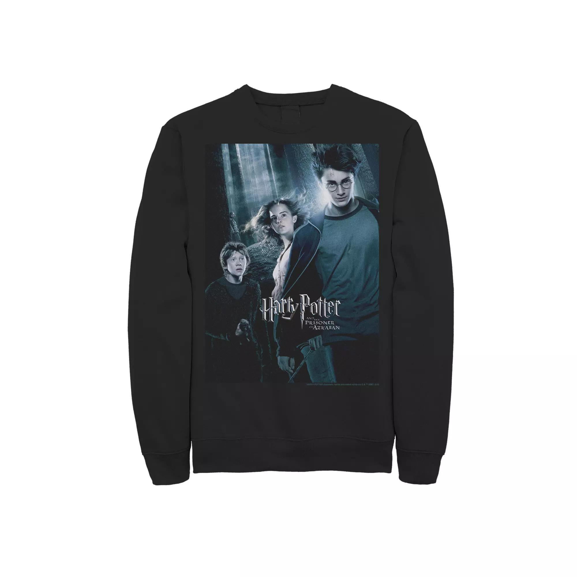 Men's Harry Potter And The Prisoner Of Azkaban Forbidden Forest Fleece Graphic Pullover, Size: XL, Black Product Image