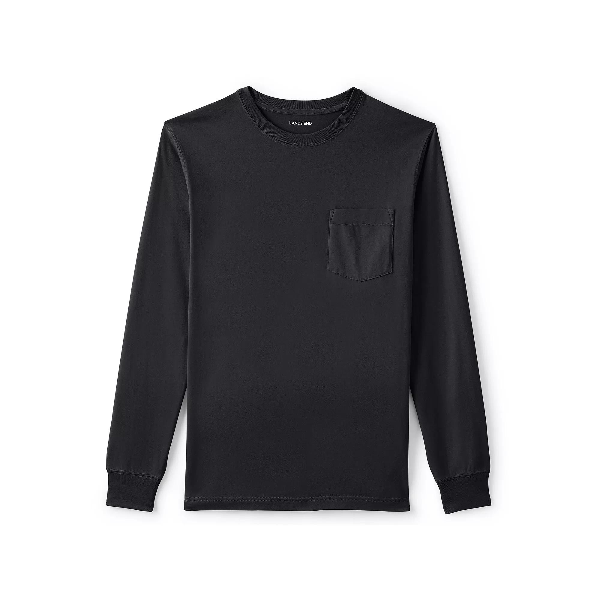 Men's Lands' End Super-T Henley,  Product Image