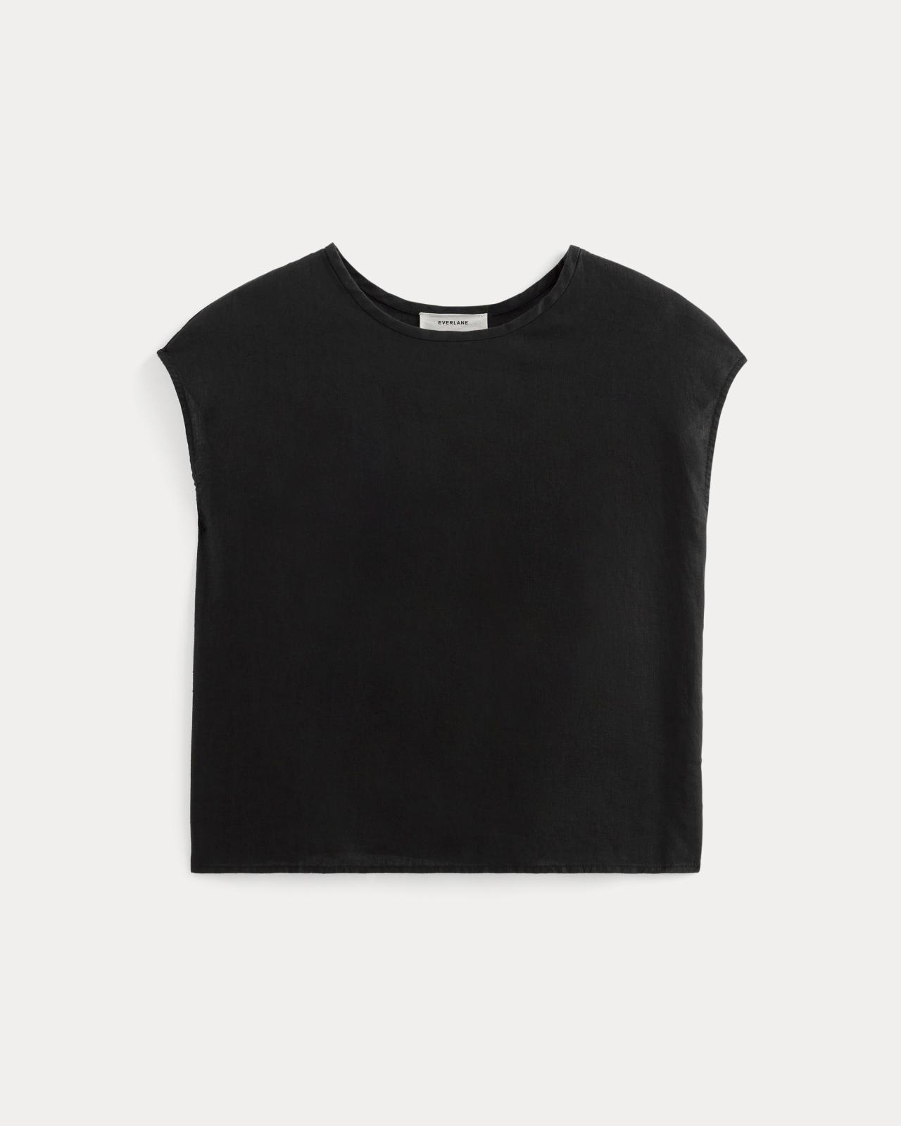 The Muscle Top in Linen Product Image