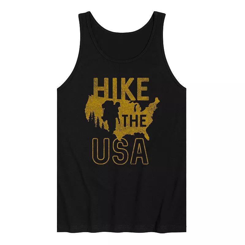 Men's Hike The USA Tank Top, Size: XXL, Black Product Image