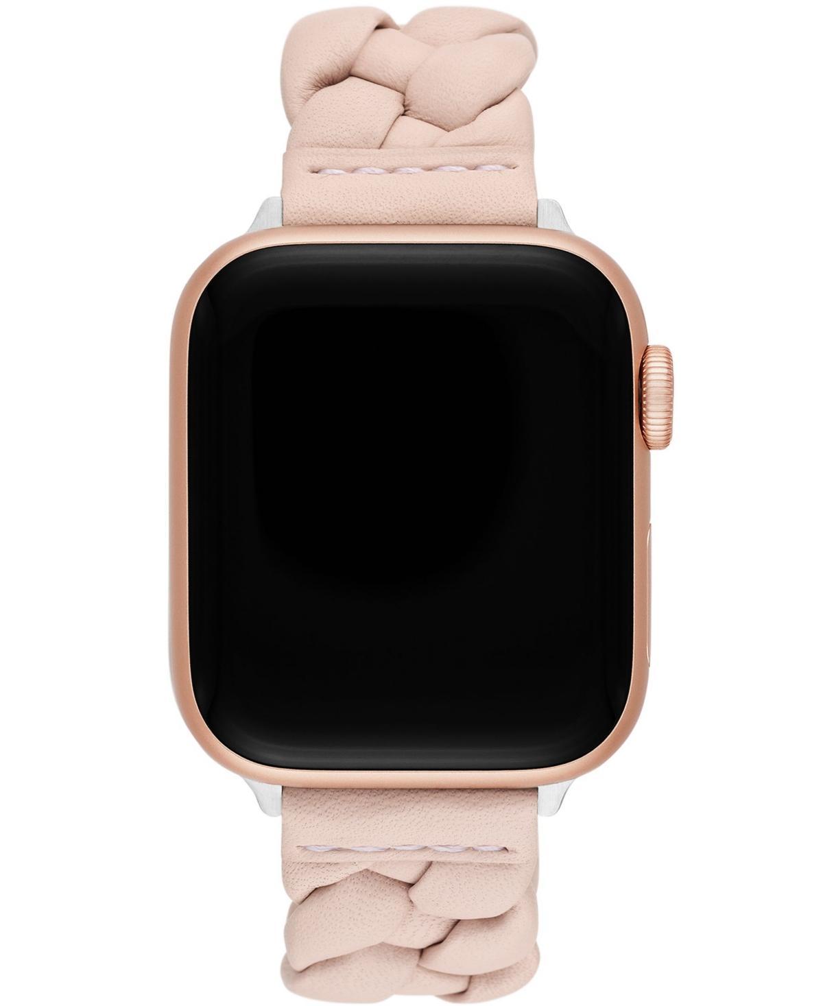 kate spade new york Womens Black Leather 384041mm Strap for Apple Watch Product Image