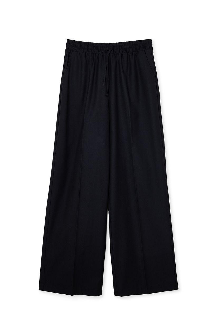 Elastic Tie Waist Pants Product Image