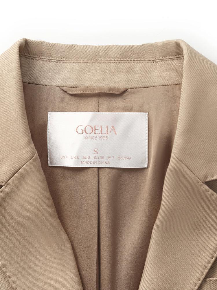 Worsted Woolen Straight Women Blazer Product Image