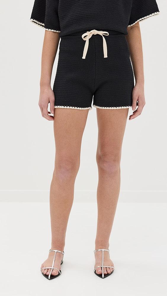 Jil Sander Textured Stitch Drawstring Shorts | Shopbop Product Image