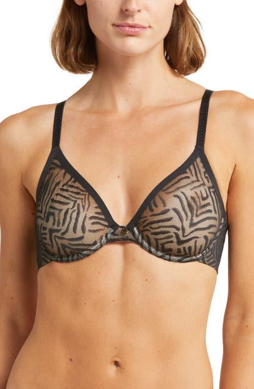 Allure Stripes Unlined Bra Product Image