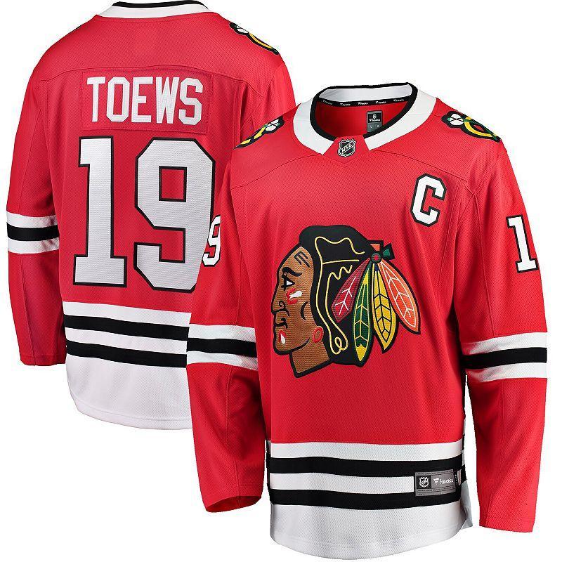 Big Boys Jonathan Toews Red Chicago Blackhawks Home Breakaway Player Jersey - Red Product Image