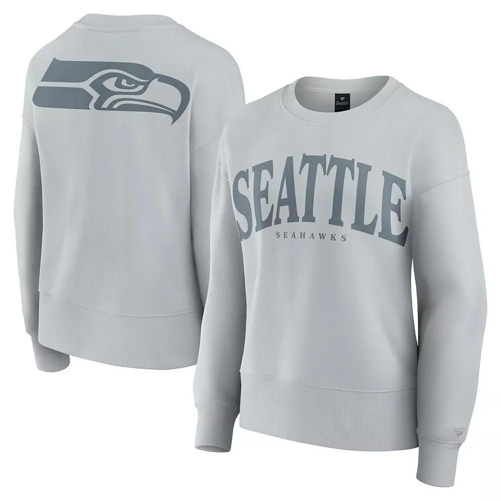 Women's Fanatics Gray Seattle Seahawks Elements Pullover Sweatshirt,  Product Image