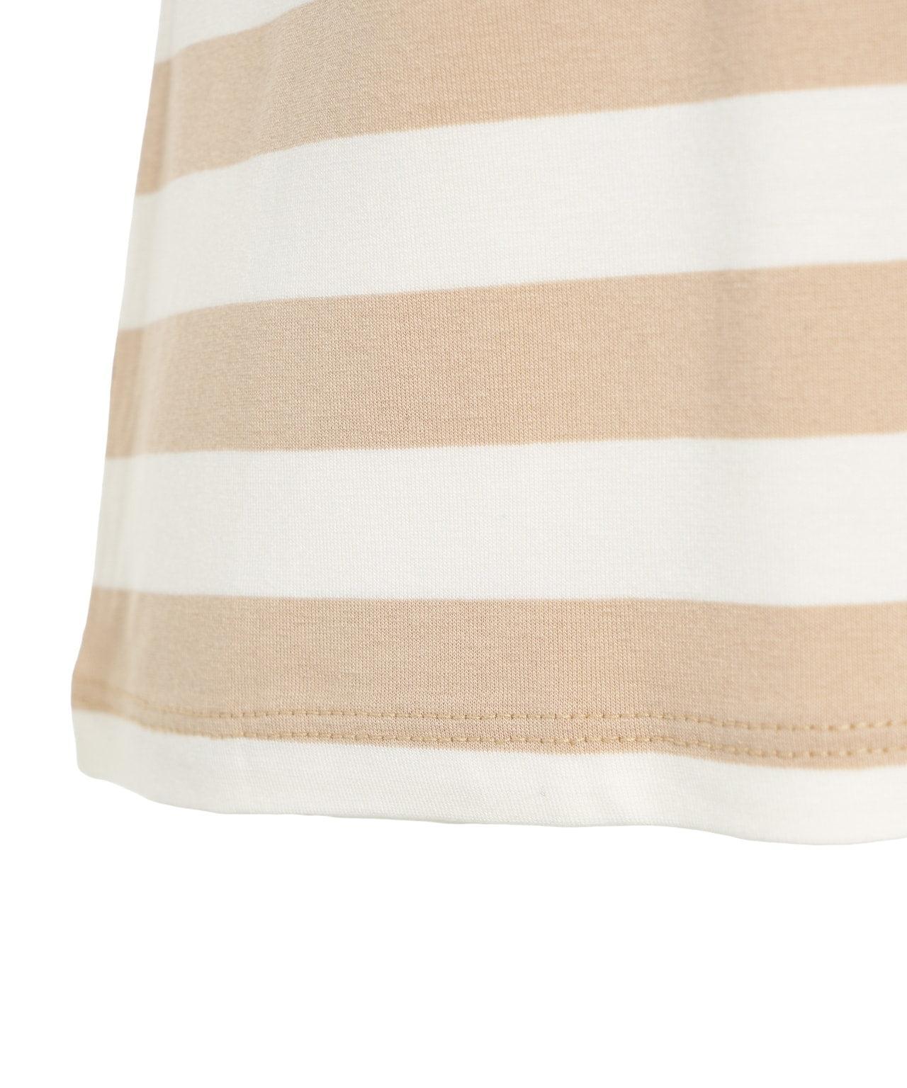 Striped viscose top Product Image