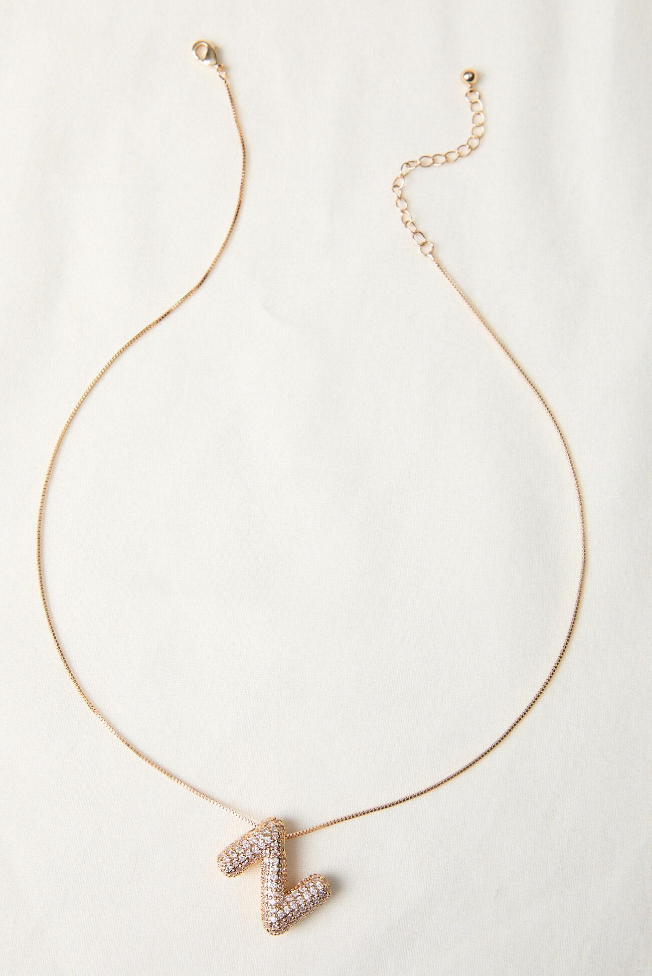 18K Gold Monogram Charm Necklace - Z Product Image