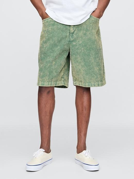 Washed Corduroy Shorts Product Image