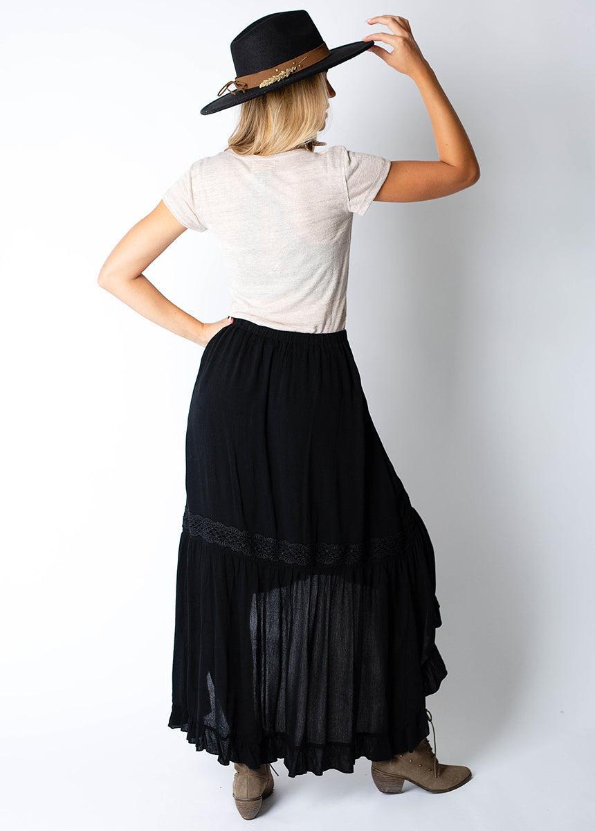 Alizah Skirt in Black Female Product Image