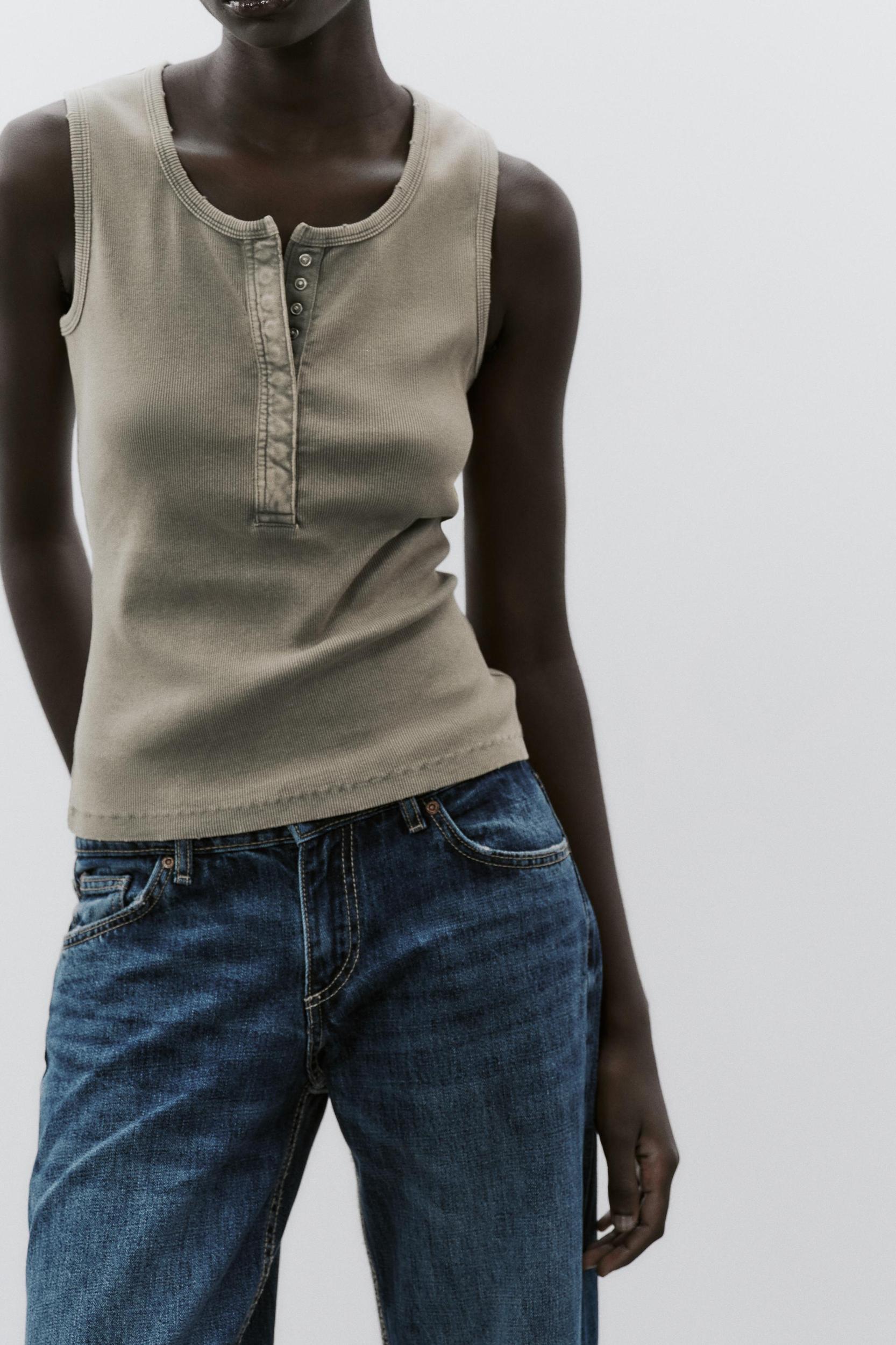 WASHED RIB TOP Product Image