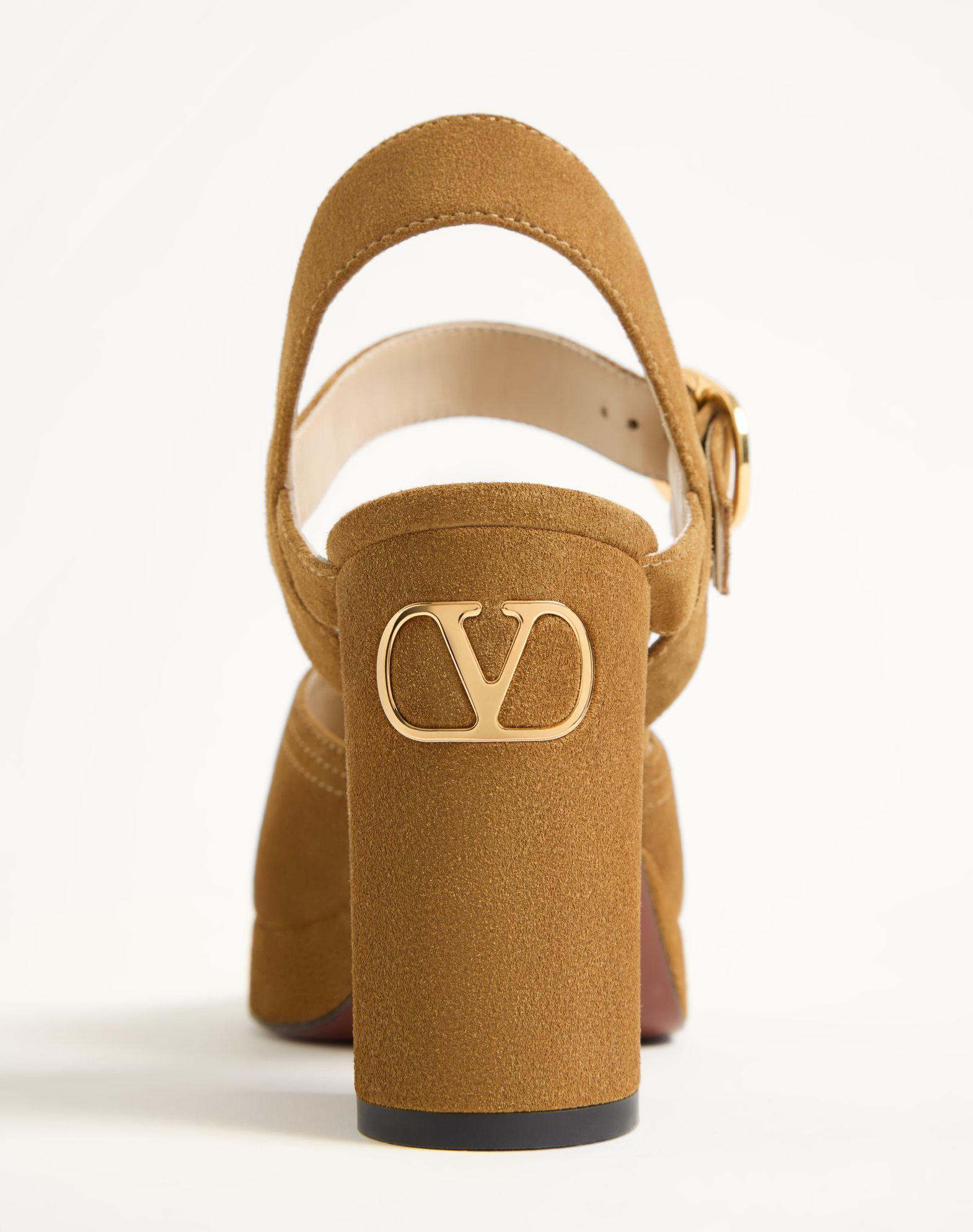 Fawcette Platform Crust Leather Sandal 100Mm Product Image