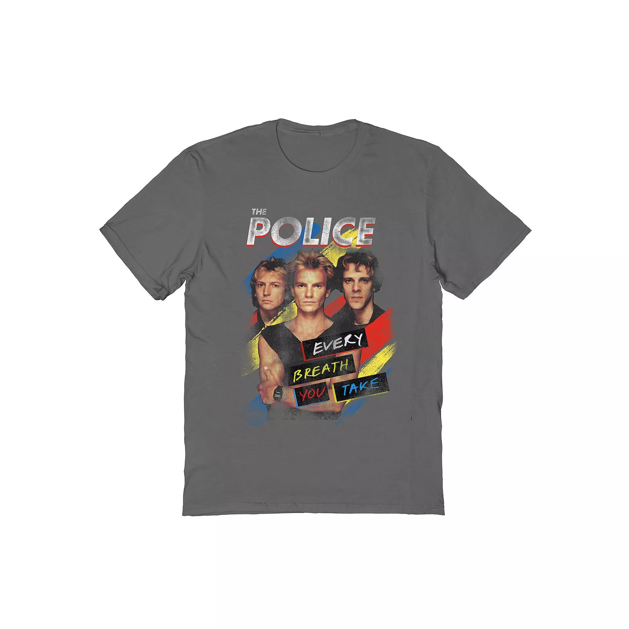 Men's The Police Tee, Size: Large, Gray Product Image