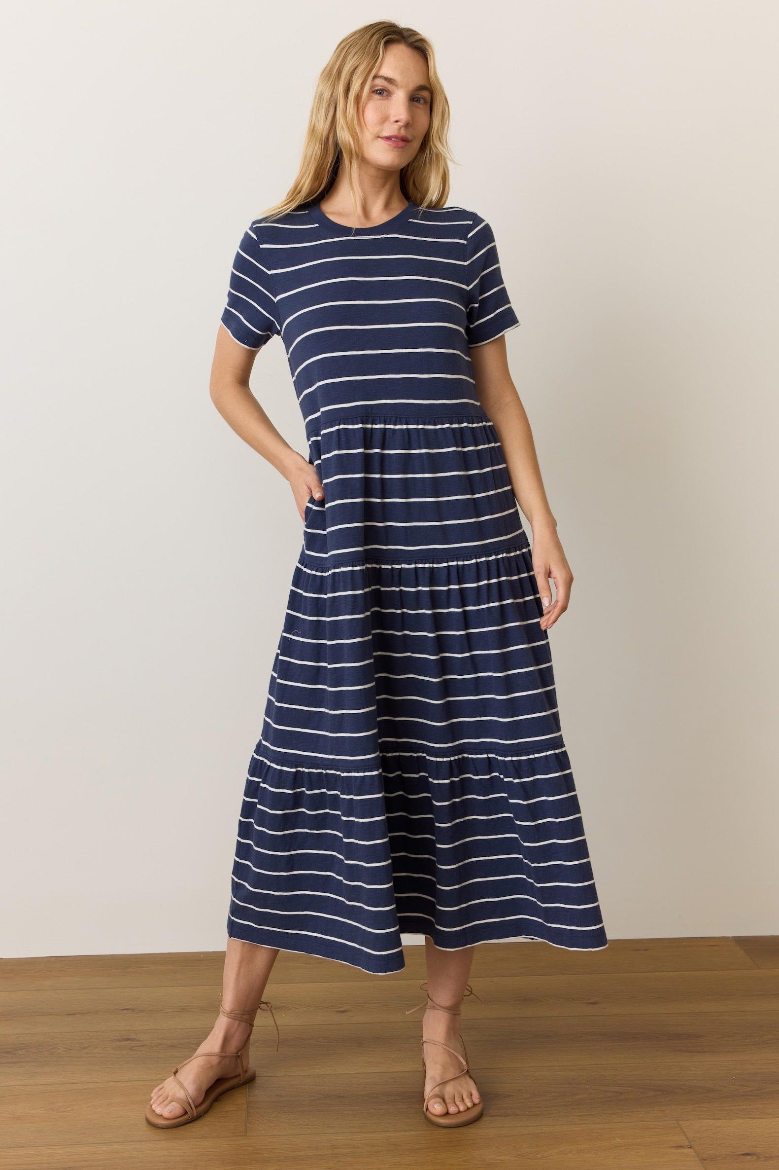 Vintage Slub Midi Dress Product Image
