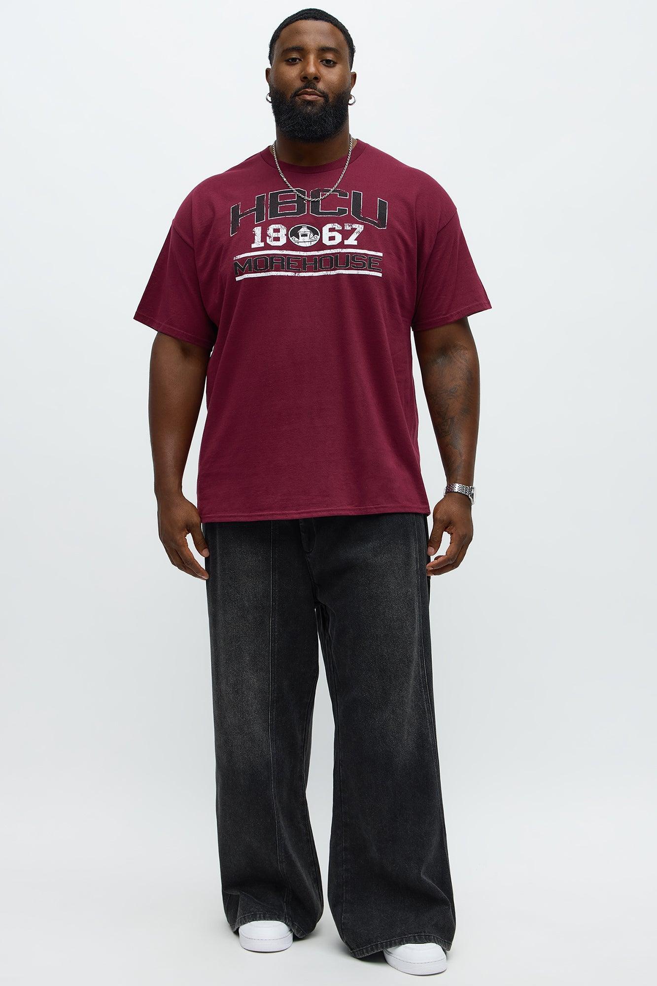 HBCU Morehouse Short Sleeve Tee - Burgundy Product Image
