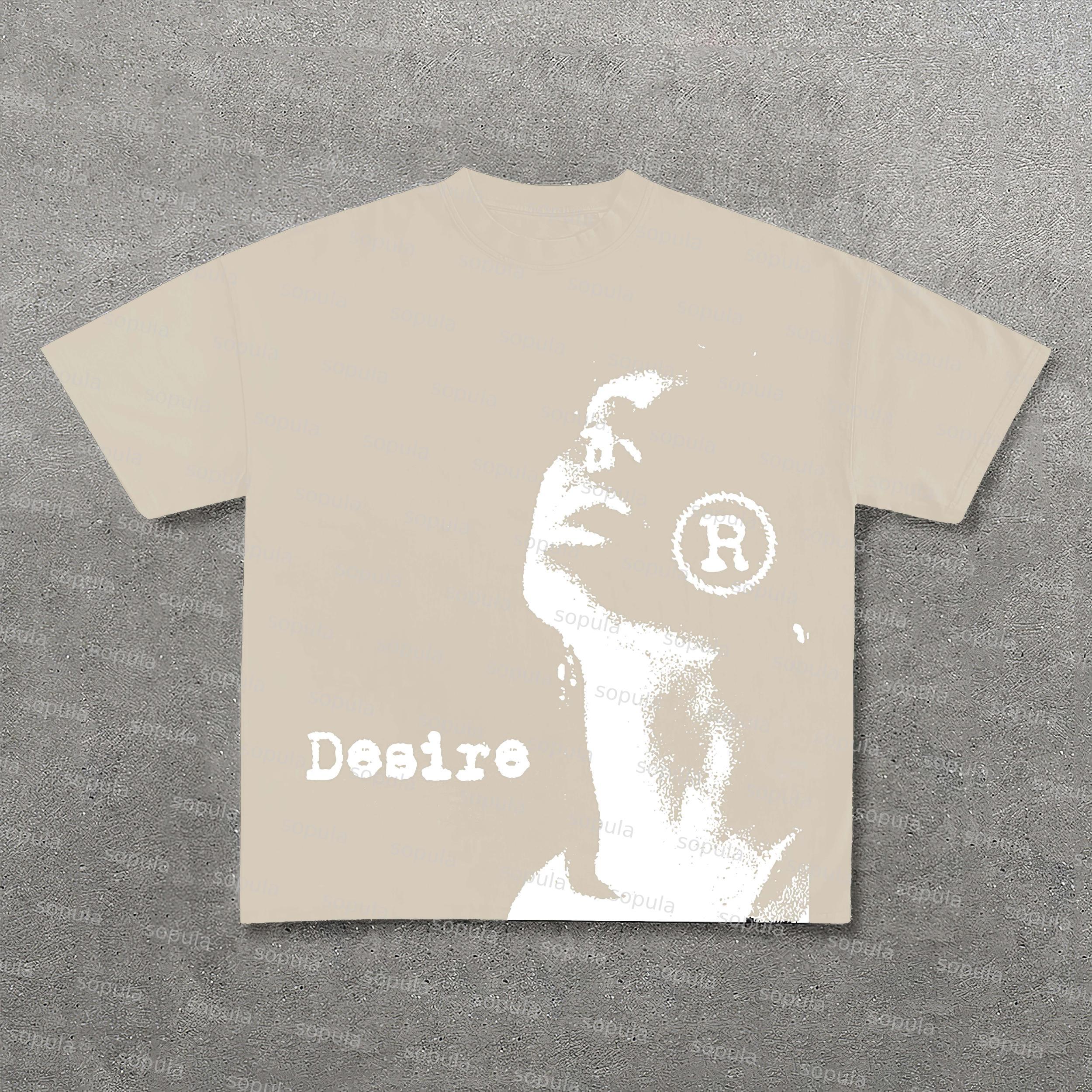 Vintage Desire Graphic Cotton T-Shirt Product Image