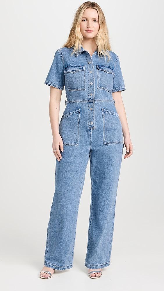 ABRAND Denim Jumpsuit | Shopbop Product Image