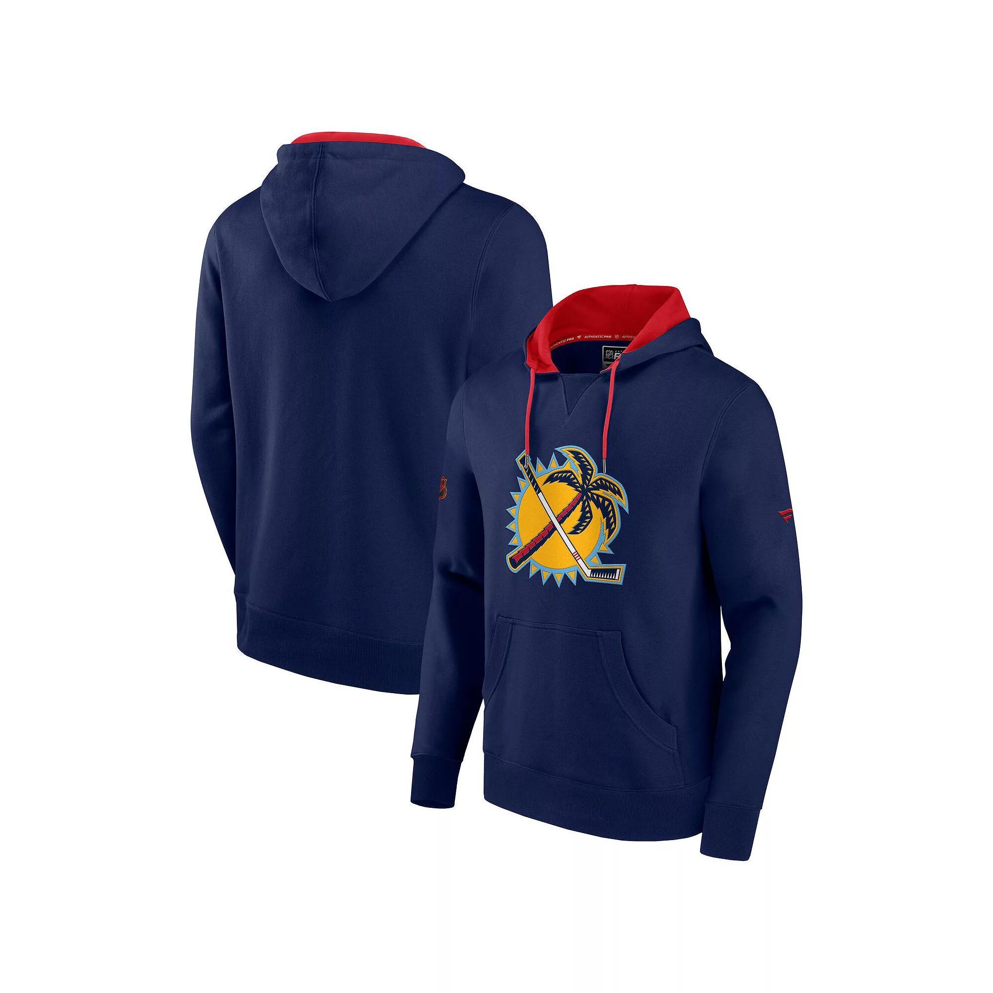 Men's Fanatics Navy Florida Panthers Special Edition 2.0 Team Logo Pullover Hoodie, Size: Small, Pnt Blue Product Image