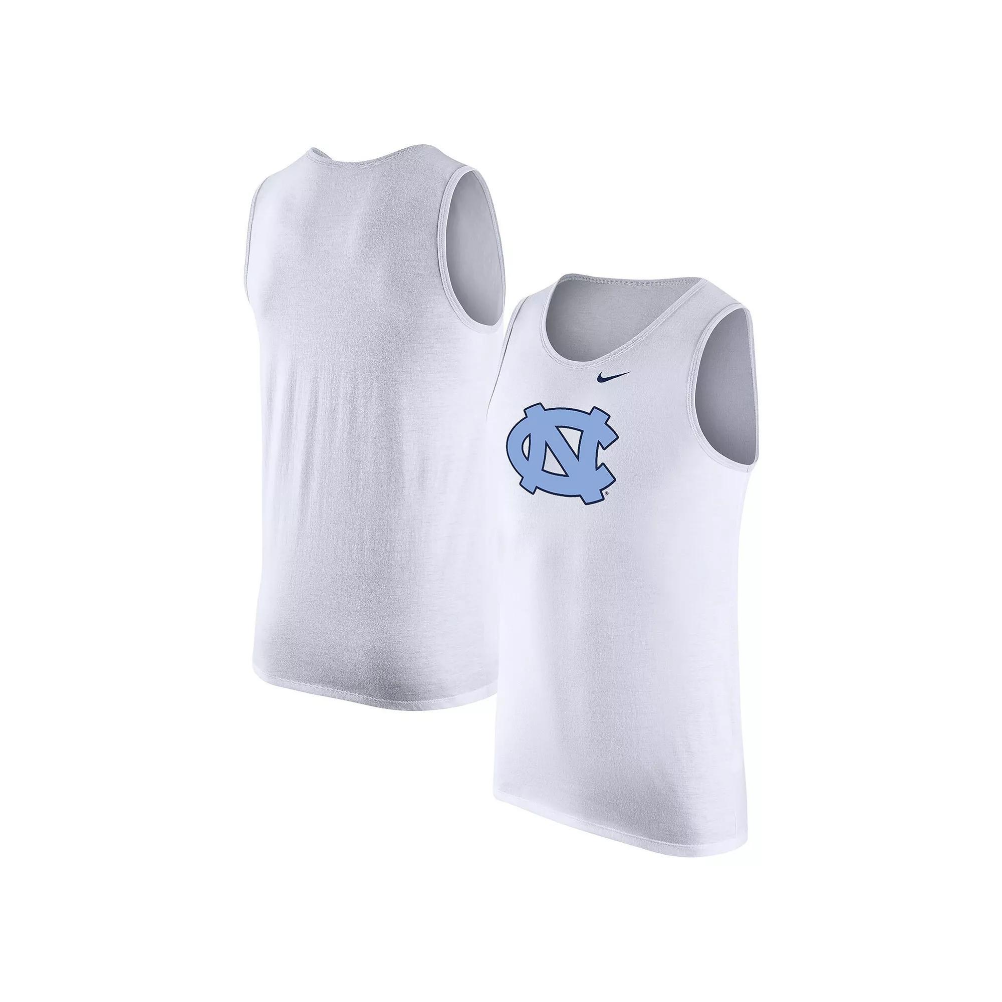 Men's Nike White North Carolina Tar Heels Tank Top,  Product Image