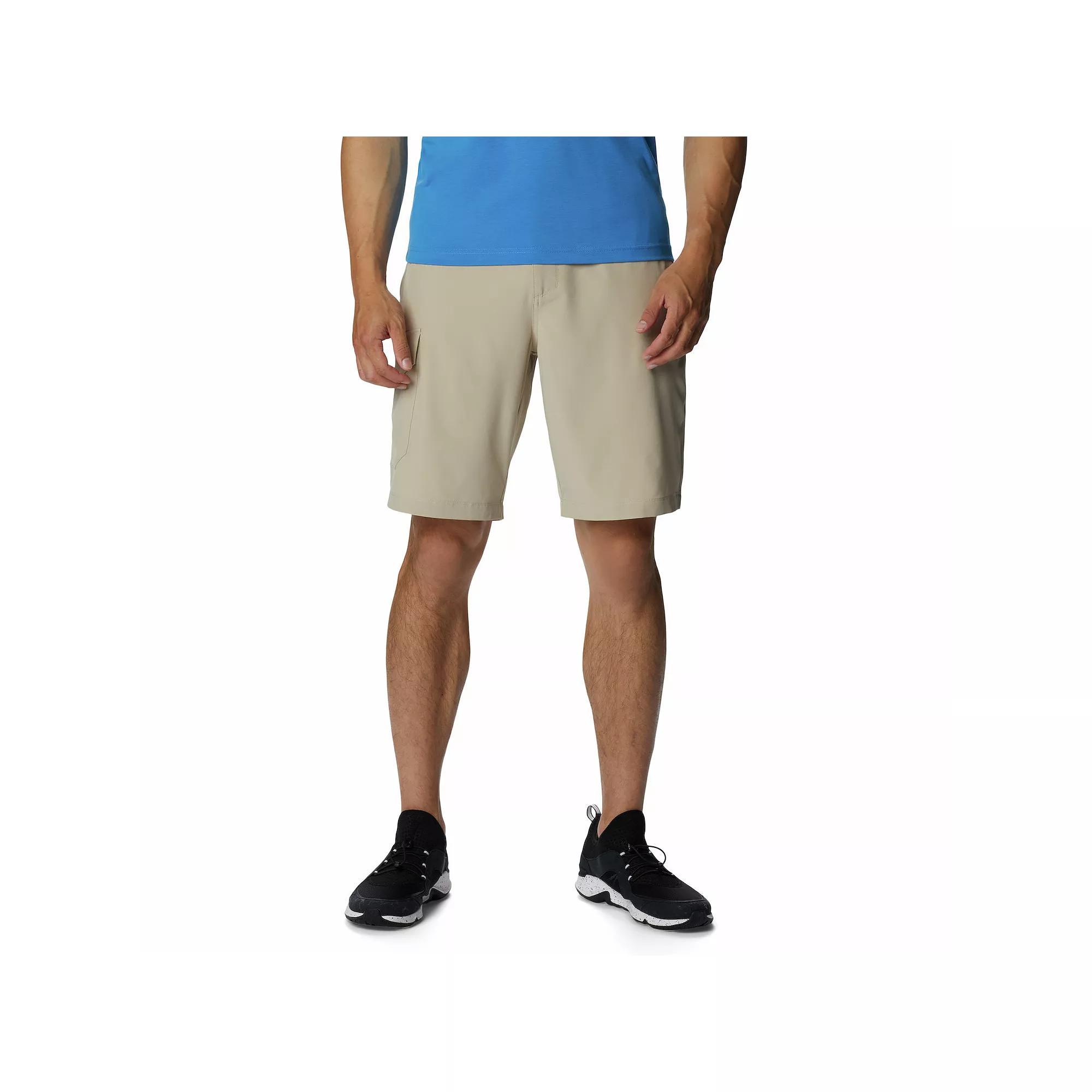 Men's Columbia UPF 50 10" Eaglecrest Short, Size: 34, Fossil Product Image