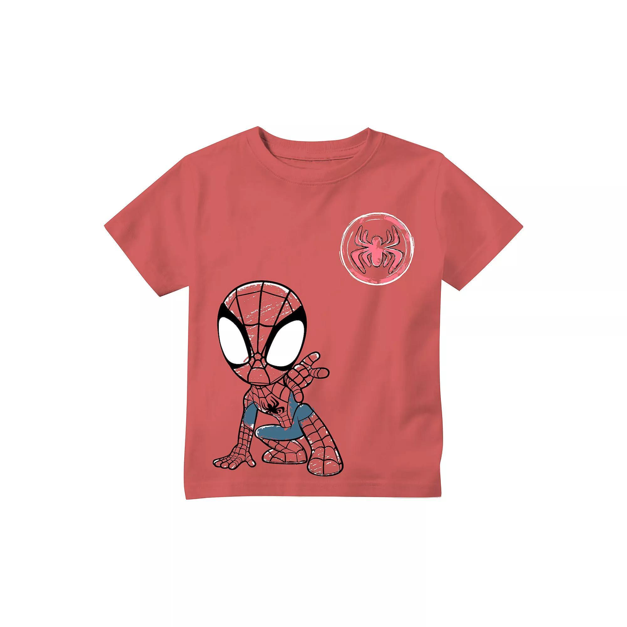 Baby & Toddler Boy Jumping Beans® Short Sleeve Spider-man Graphic Tee, Toddler Boy's, Size: 3T, Red Product Image