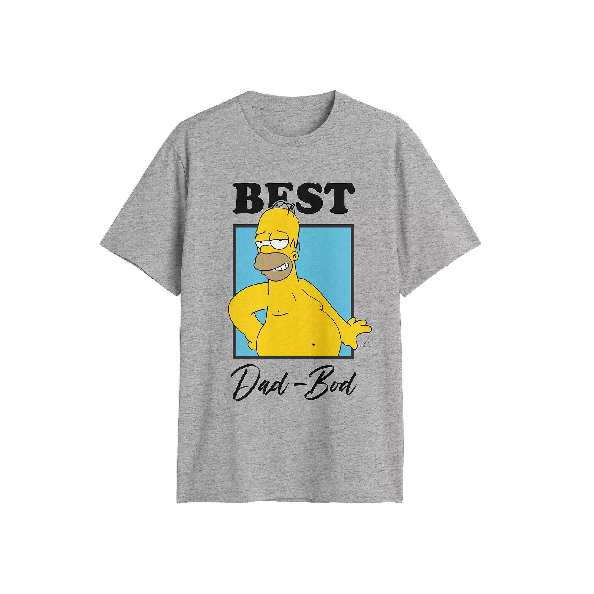 Men's The Simpons Homer Best Dad Bod Graphic Tee,  Product Image