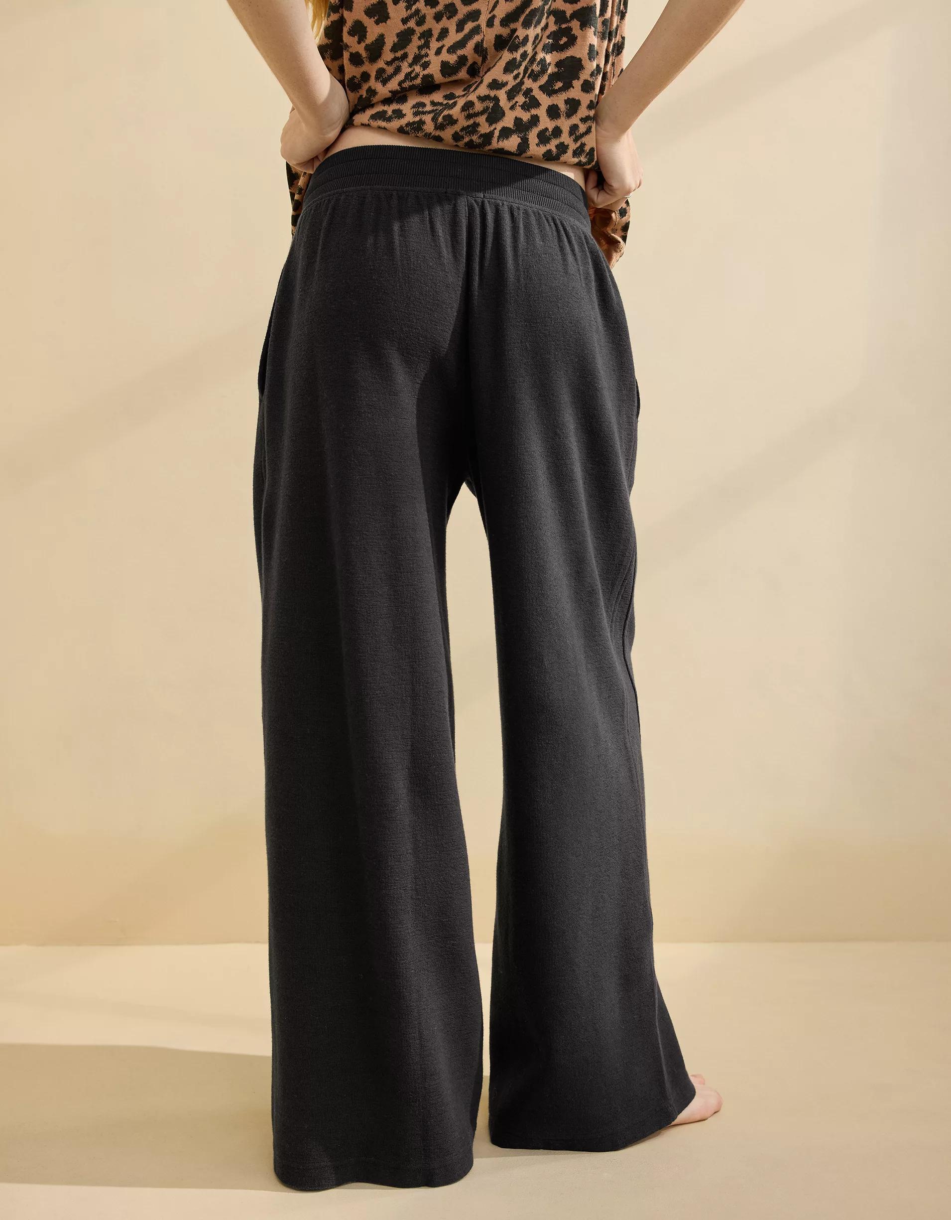 Aerie Soft Landing Ribbed Trouser Product Image