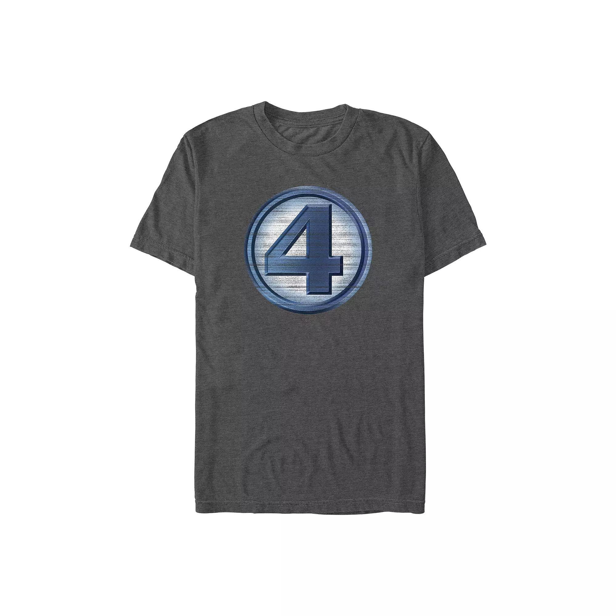 Big & Tall Marvel Fantastic Four Logo Graphic Tee, Men's,  Product Image