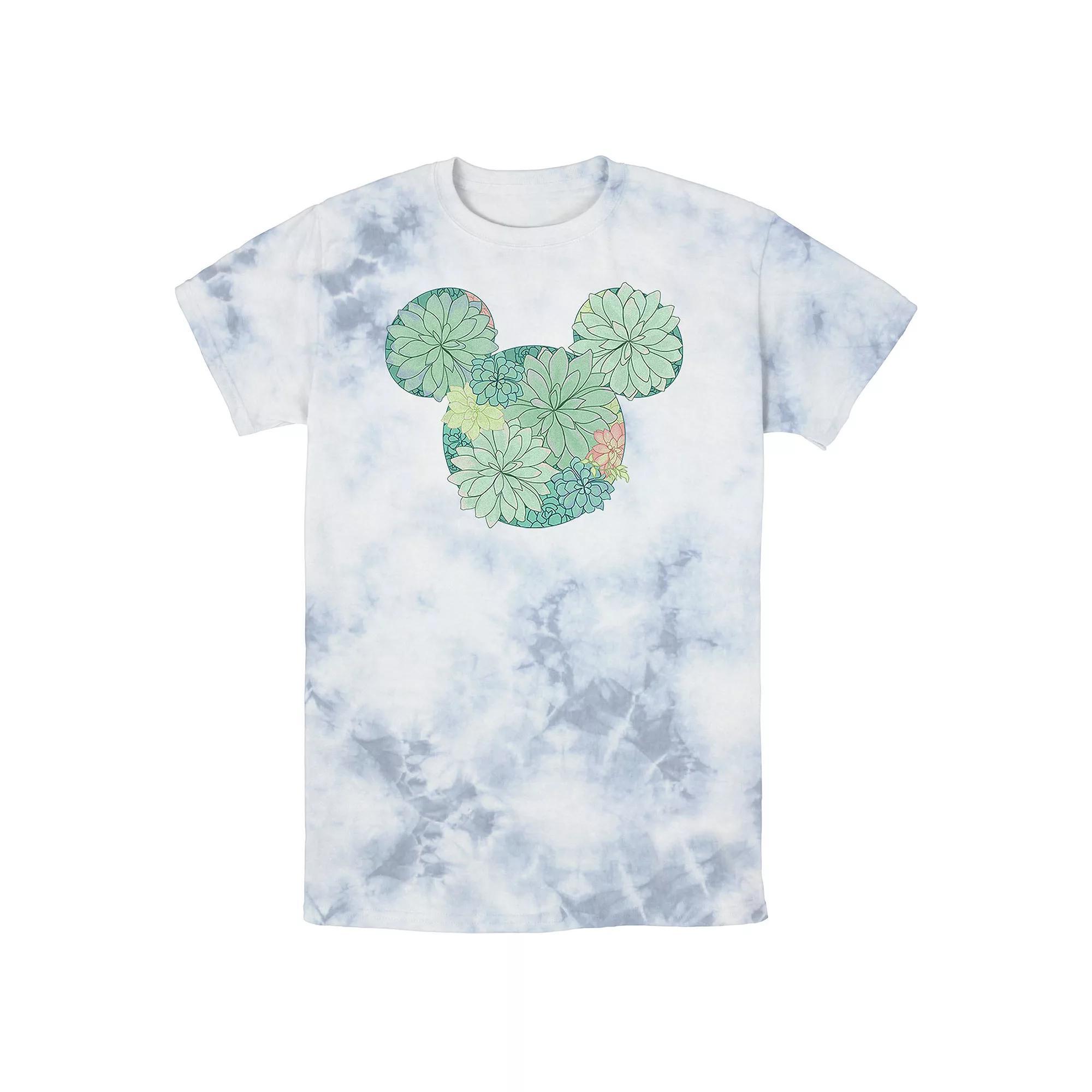Men's Disney Mickey And Friends Mickey Succulent Fill Wash Tee,  Product Image