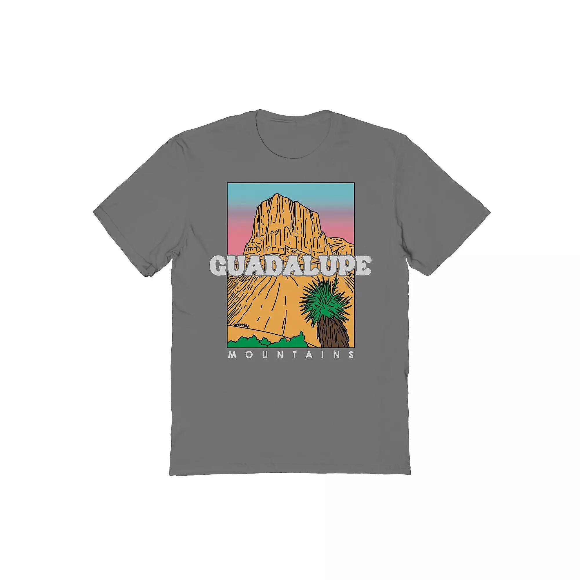 Men's Country Parks Guadalupe Mountains Graphic Tee, Size: XXL, Grey Product Image