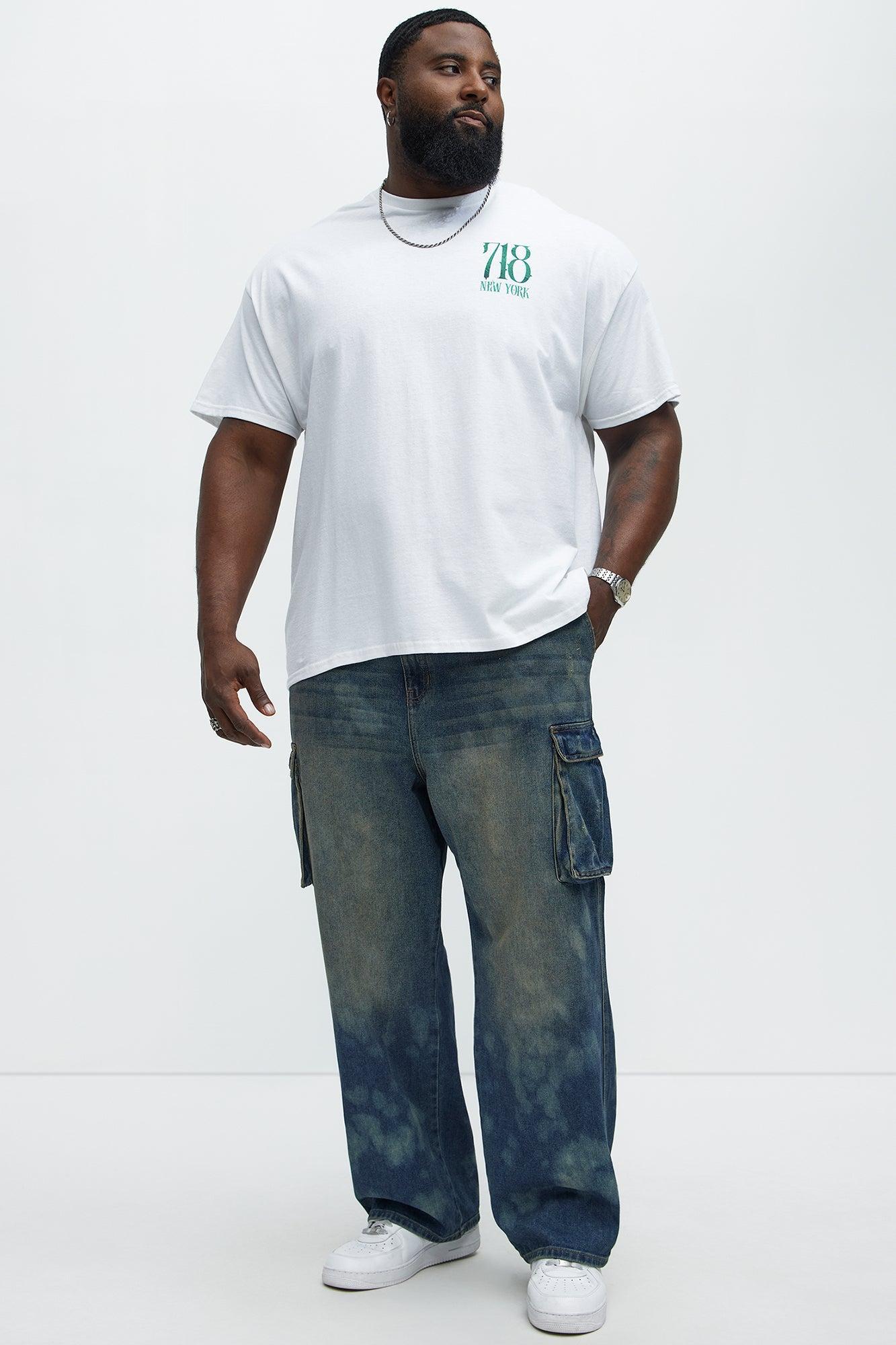 718 New York Short Sleeve Tee - White Product Image