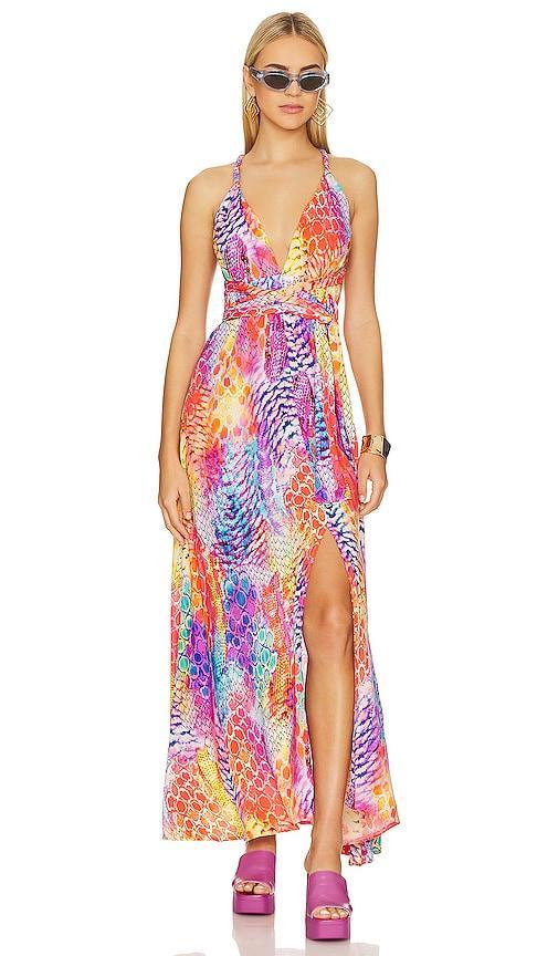 Dancing Queen Convertible Maxi Dress Luli Fama Product Image